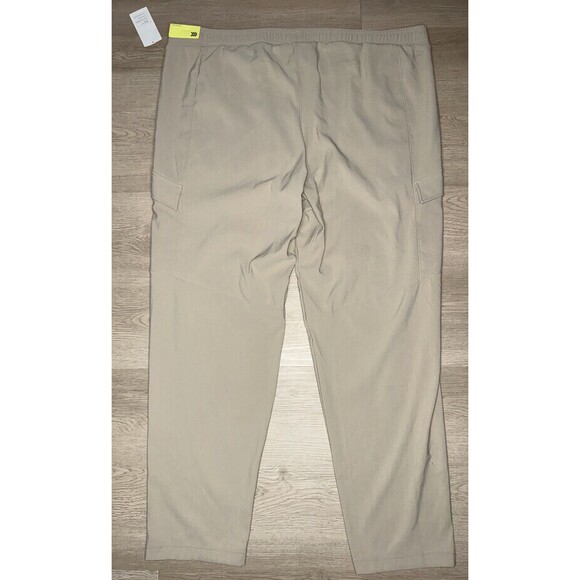 All in Motion Men's Khaki Cargo Jogger Pants Water Resistant Stretch Size XXL - Picture 7 of 7